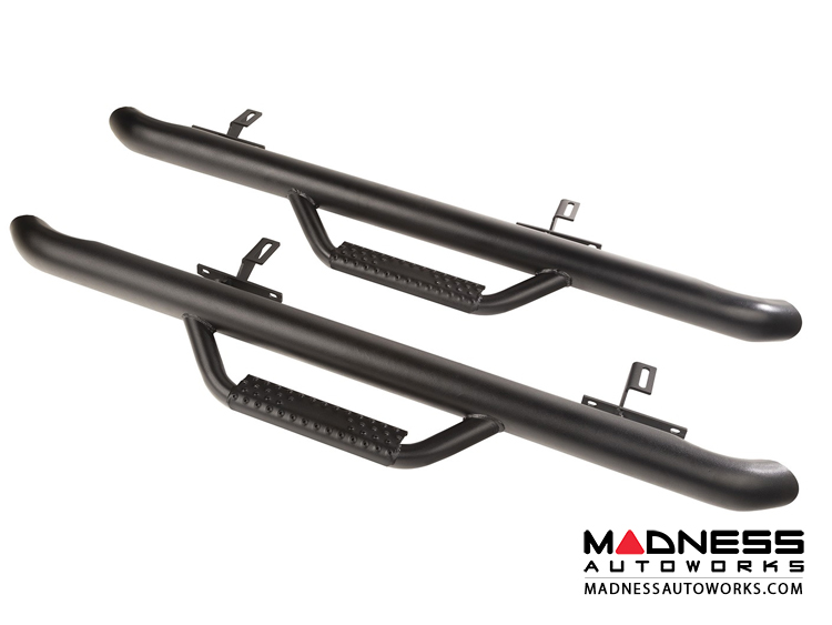 Jeep Wrangler JL Spartan Nerf Bar - Textured Black - 2 Door